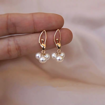 Designed for Dancing girls with natural freshwater pearl earrings gold-plated S925 silver needle earrings for girls