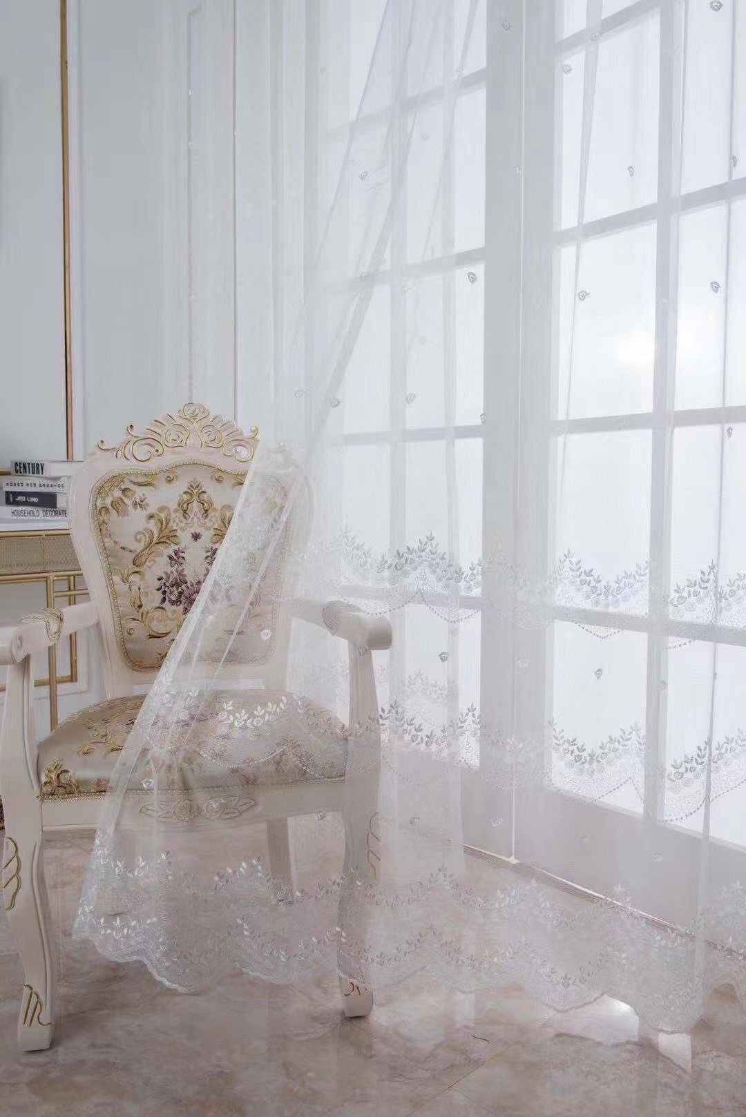 American-style window screen, classic white and popular style detail image 2
