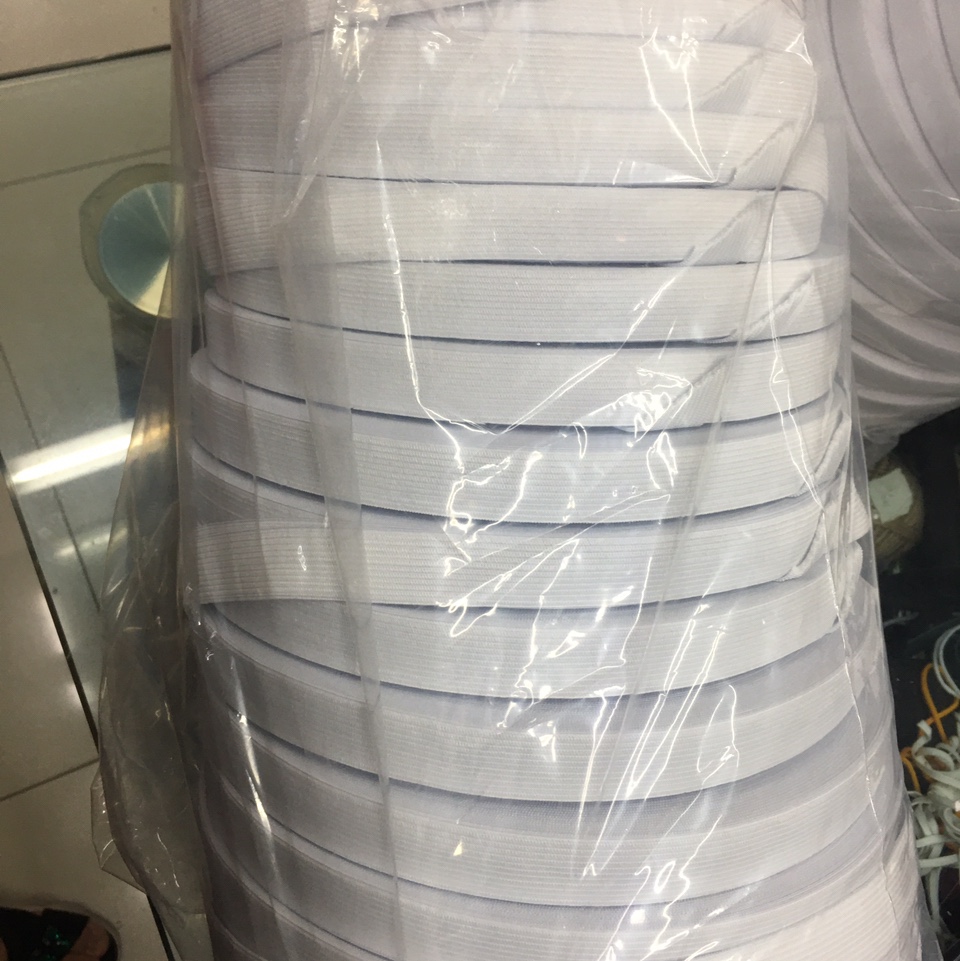 加厚松紧带宽细黑白色弹力808