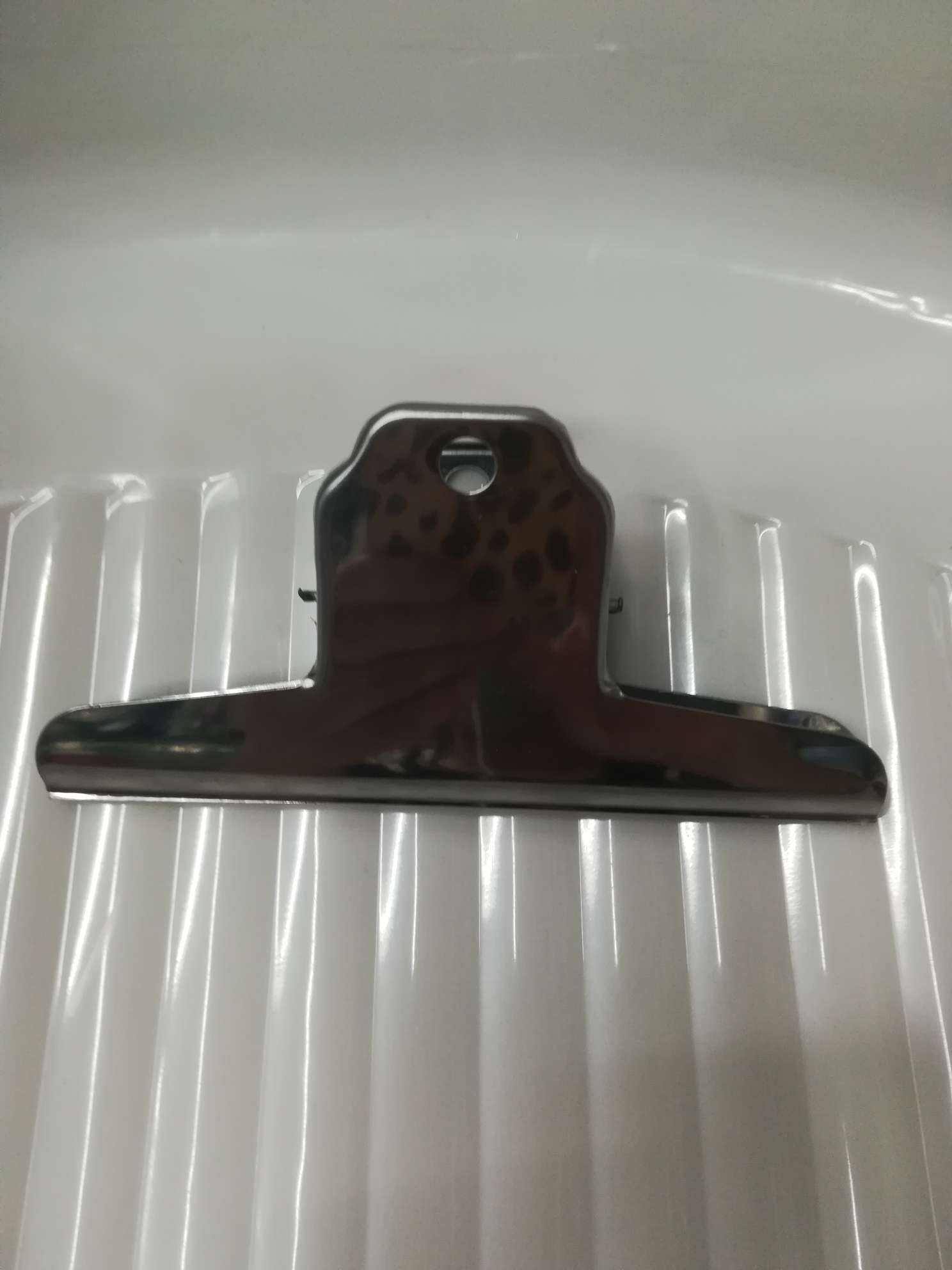 不锈钢夹子，不锈钢票夹，马章夹，方夹，扇形夹，夹子，5号扇形夹产品图