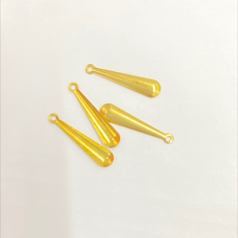 Solid baseball bat shaped concave one drop