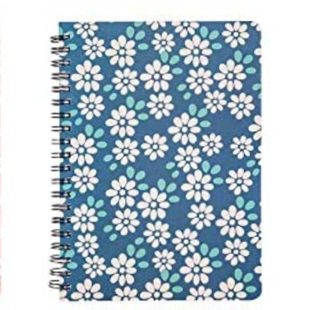 Donghu Paper Products Unicorn Korean cartoon in's mini portable coil notebook, blue and white small flower coil notebook, is selling well