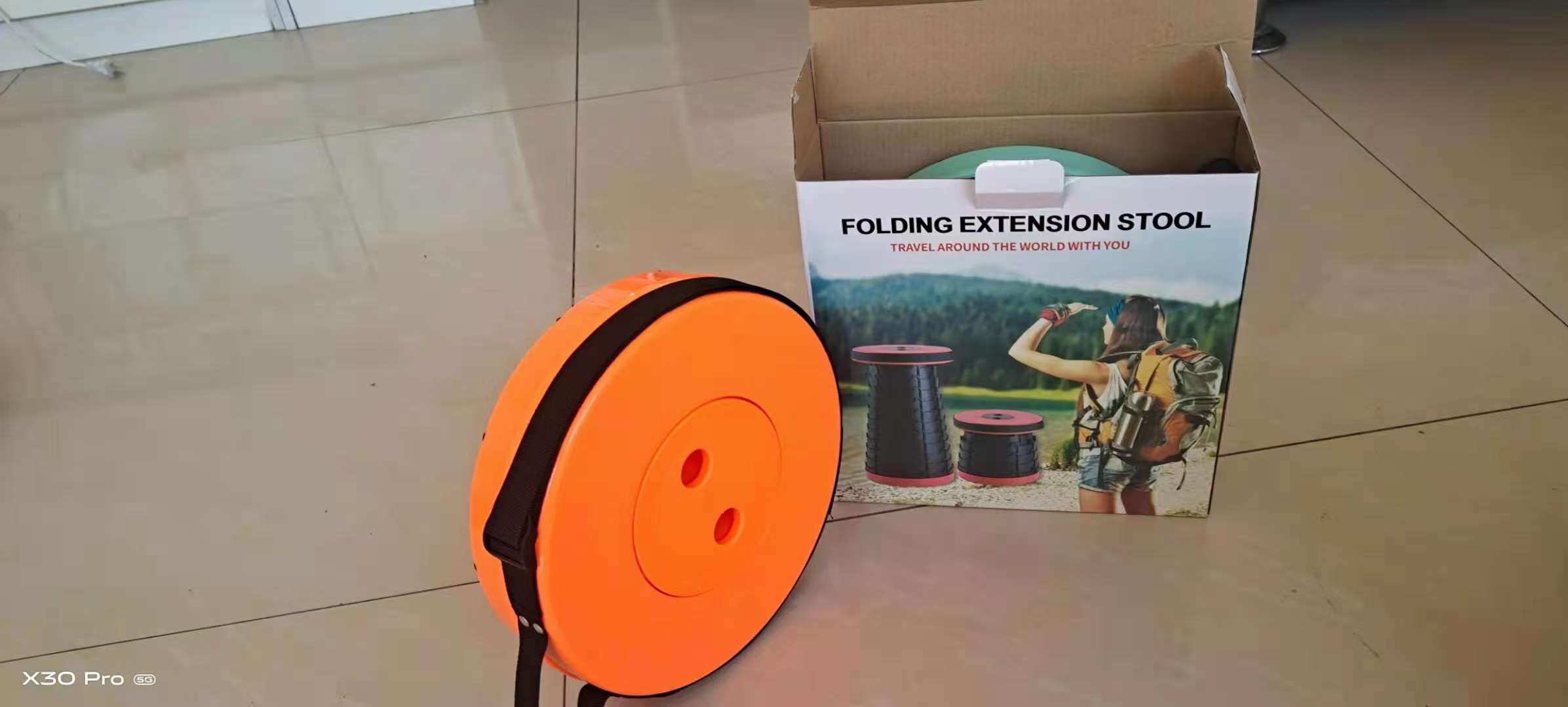 跨境抖音爆款伸缩折叠凳户外便捷200斤承重详情1