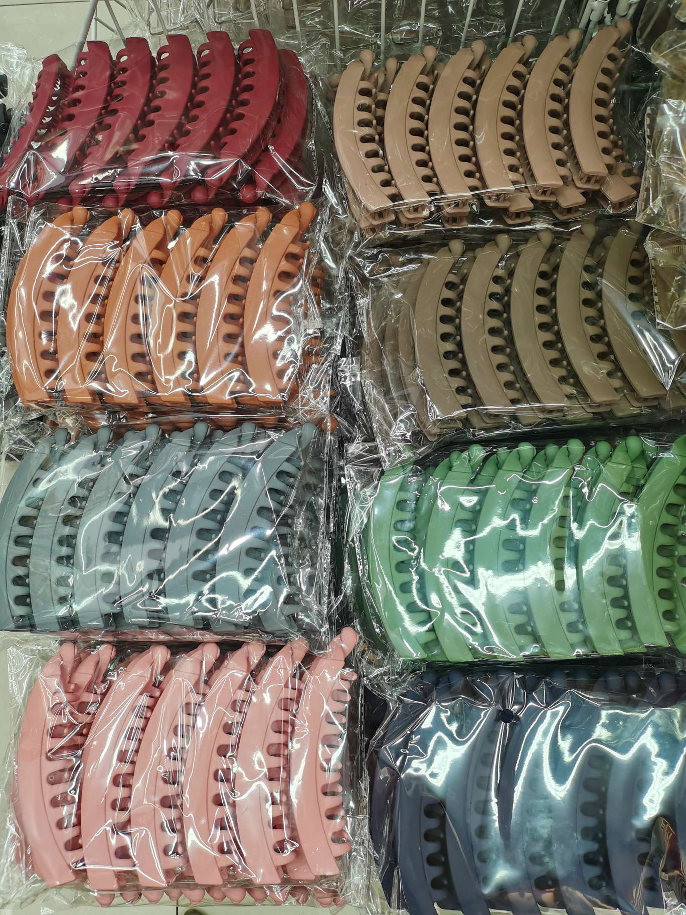 13公分大齿香蕉夹和11公分小齿香蕉夹产品图