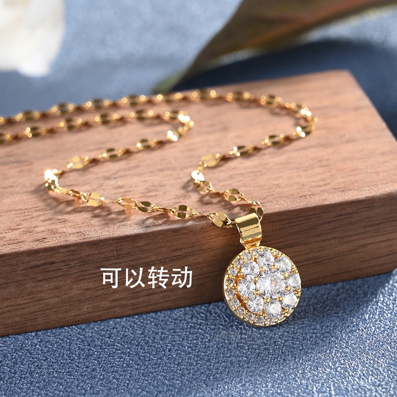 钛钢项链女2021年新款潮春季轻奢ins潮小众设计感个性百搭锁骨链
