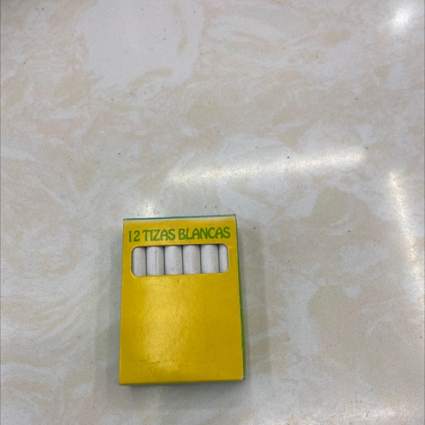 （12支）平口白色粉笔-2