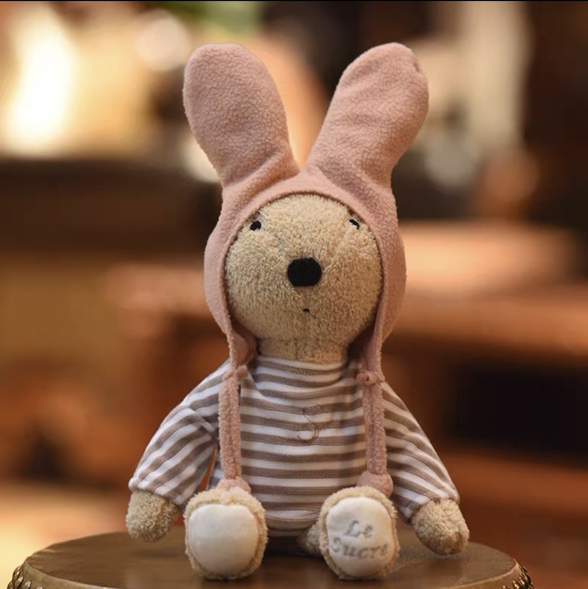 Cute bunny doll plush toy Bunny doll baby soothing doll couple Bunny girl birthday gift 45