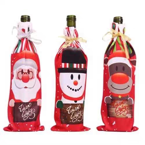 New Christmas decorations non-woven cartoon Christmas door hanging item Hotel shopping mall window decoration 163