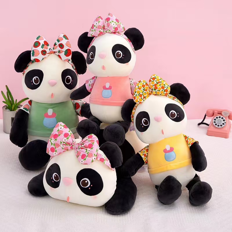 Dream plush toy climb panda 25cm cute plush pillow doll plush toy