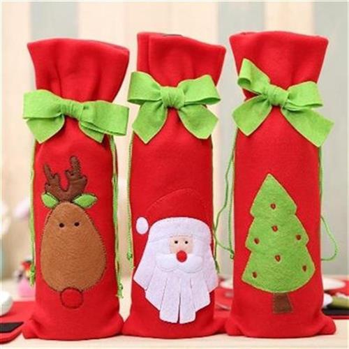 New Christmas decorations Non-woven cartoon Christmas door hanging item Hotel shopping mall window decoration 158