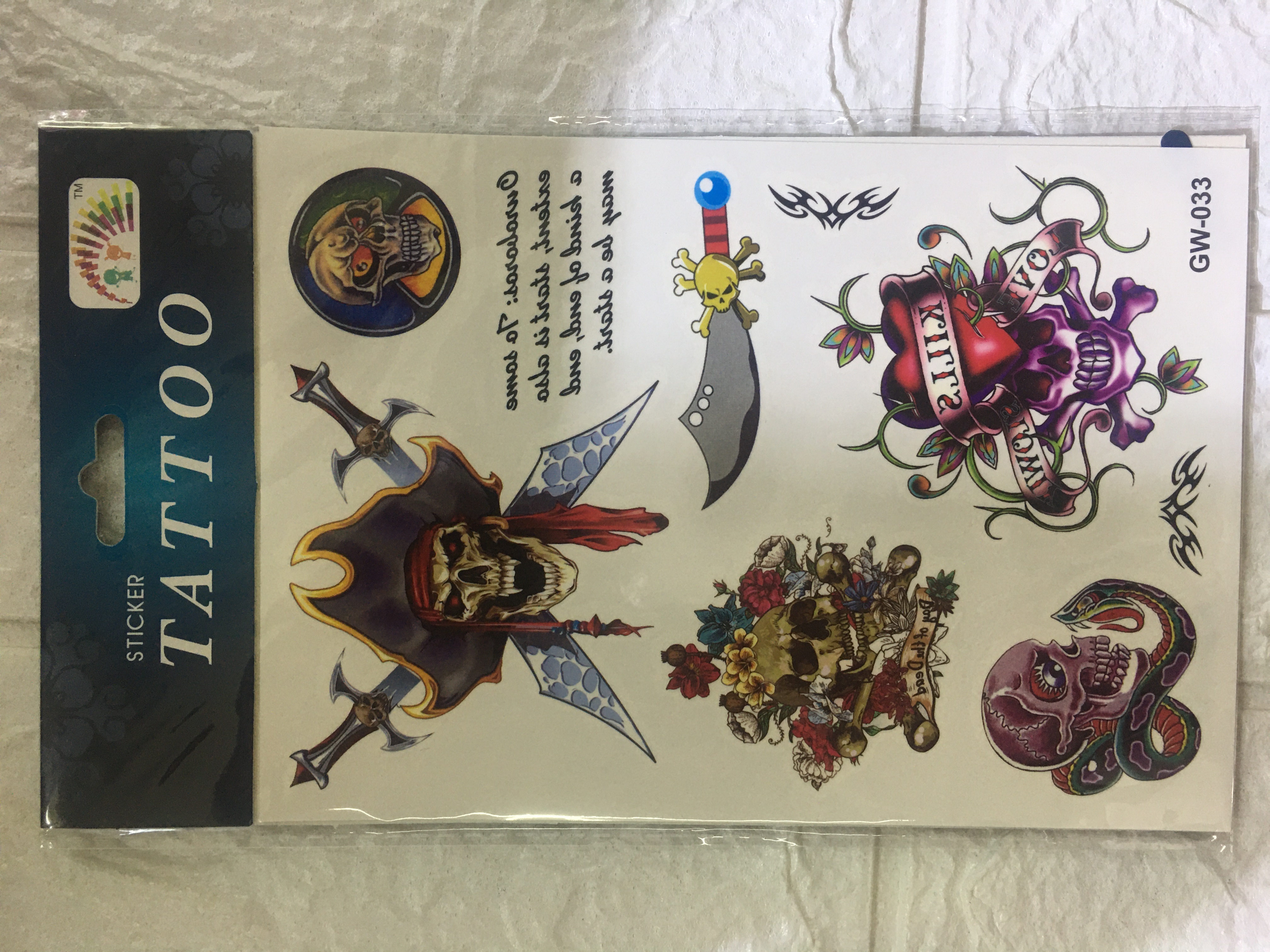 Tattoo sticker -30 details Picture