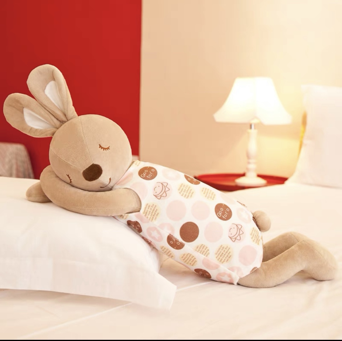 Soothing rabbit doll Plush toy rabbit doll doll cute children baby throw pillow girl male 66