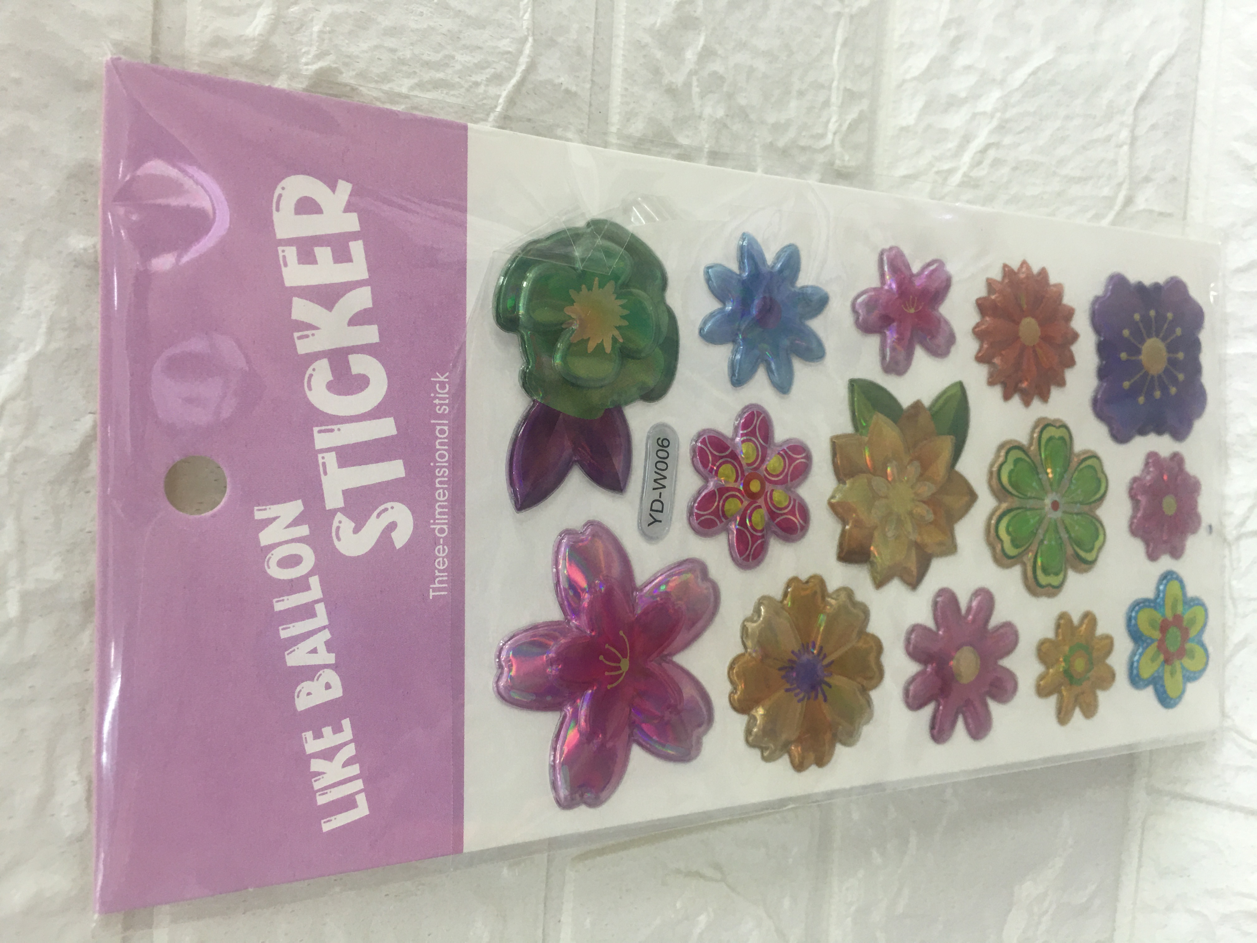 Laser sticker -5 details Picture