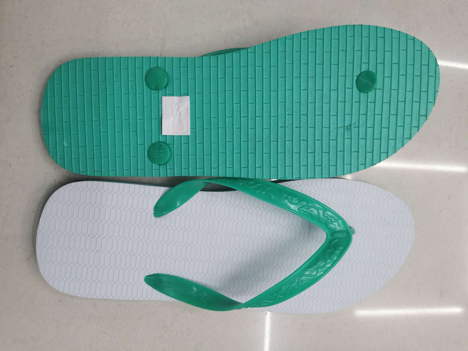 The 2023 new style of White Dove 811PVC flip-flops pic 6