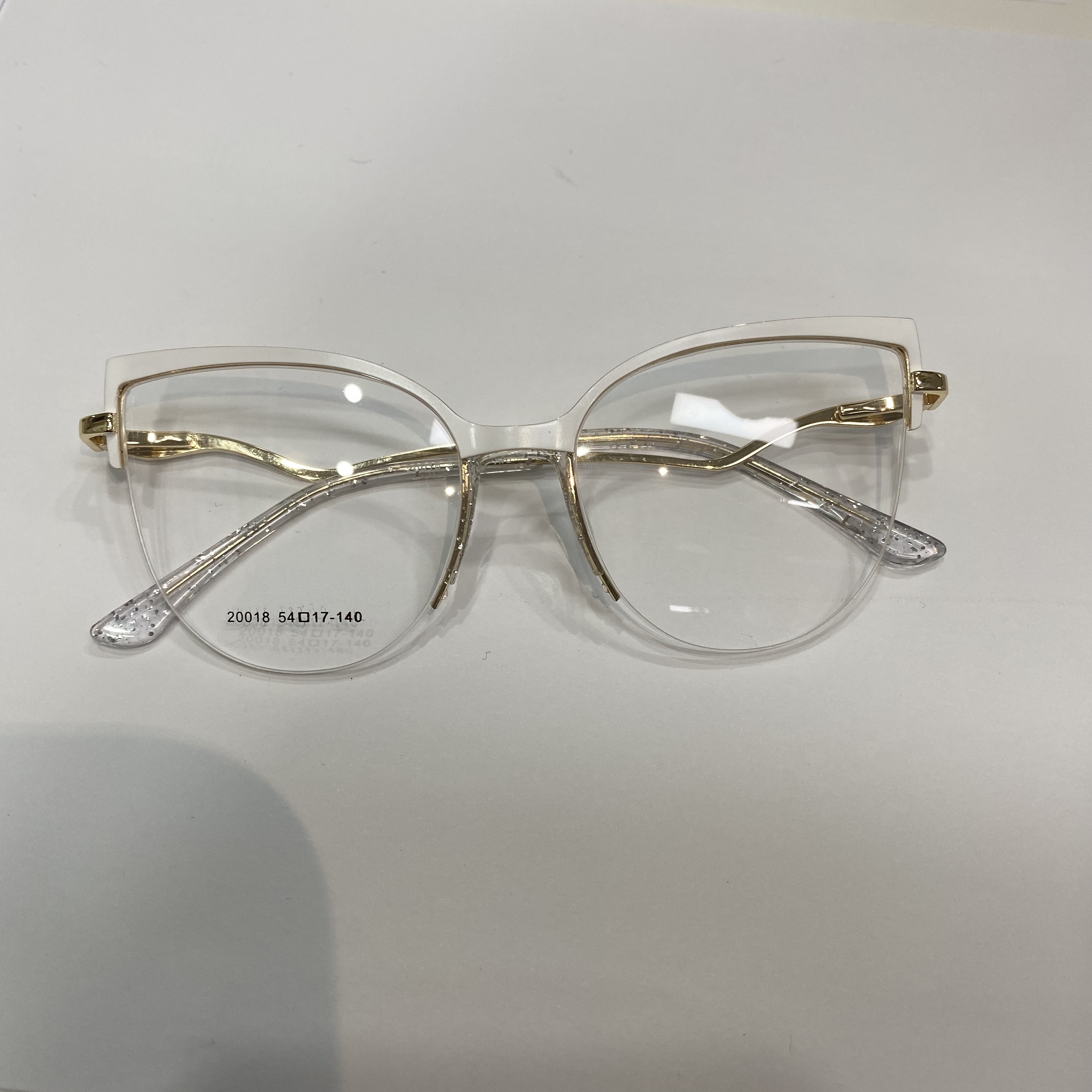 眼镜女款金属白色 多色可选Glasses female metallic white Multicolor option产品图