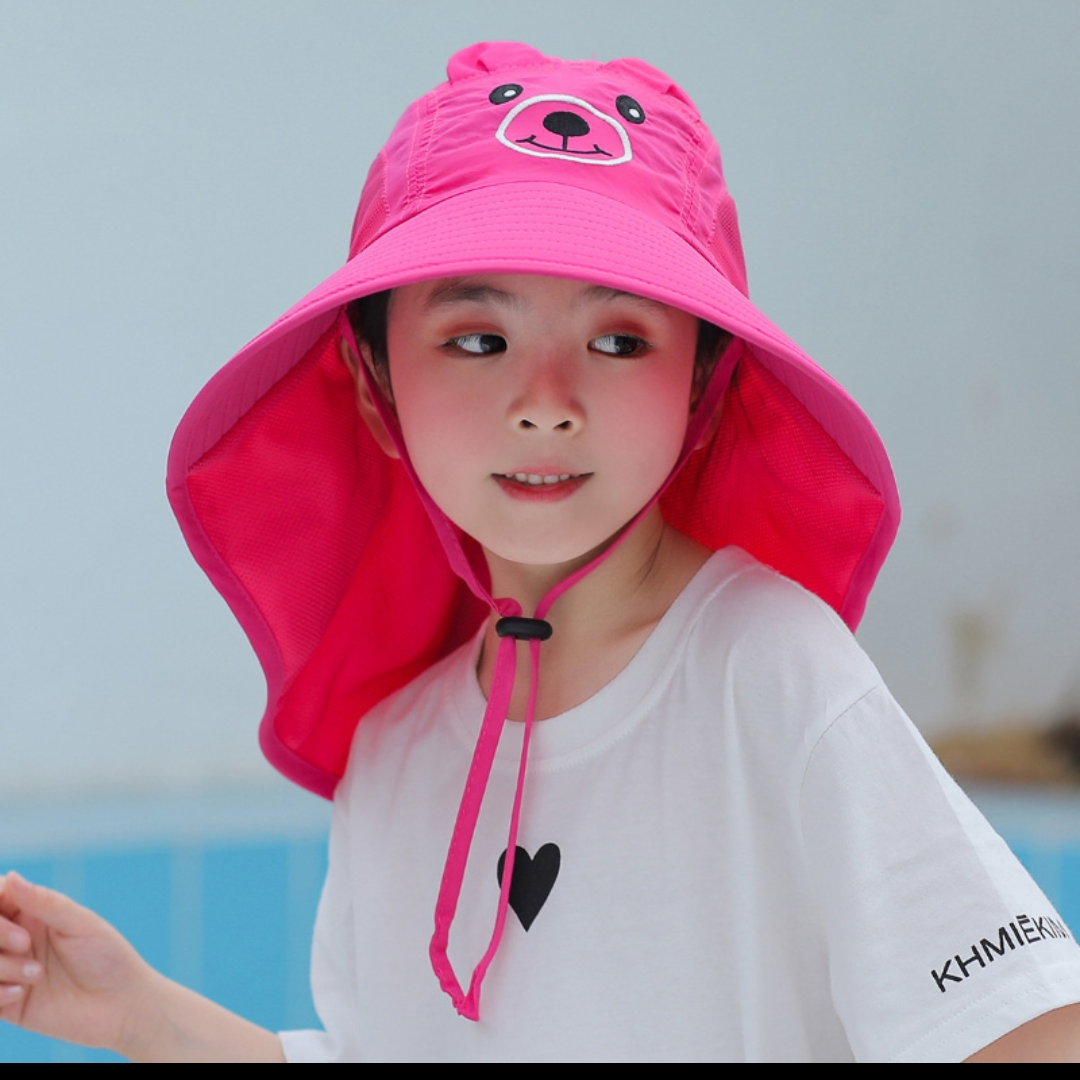 Children's sunblock hat Summer sun hat UV sun hat Boys' summer hat Girls' baby Fisherman hat 80