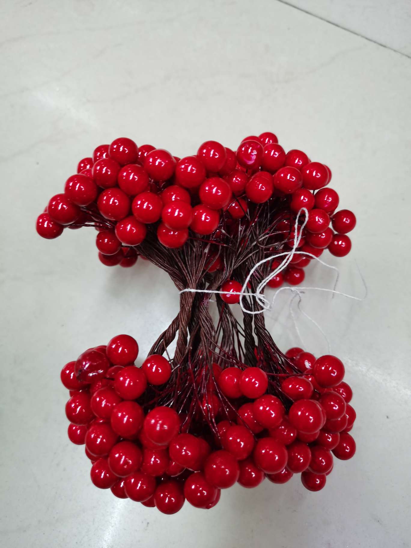 Bald-headed fruit, big red foam fruit, polystyrene fruit, artificial flower, artificial flower detail image 4