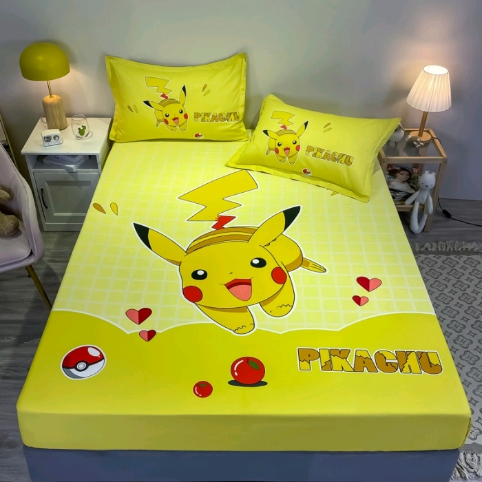 New printed all-cotton large-sized bed cap 12