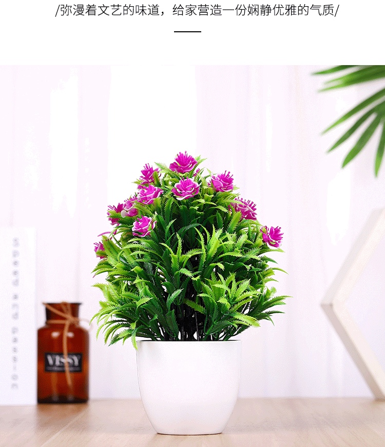 Cross-border exclusive supply of small micro-landscape desktop tree flowers detail image 2