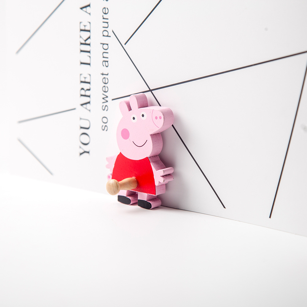 木质卡通粘钩长颈鹿粘钩环保强力无痕粘钩Wooden hook详情图20