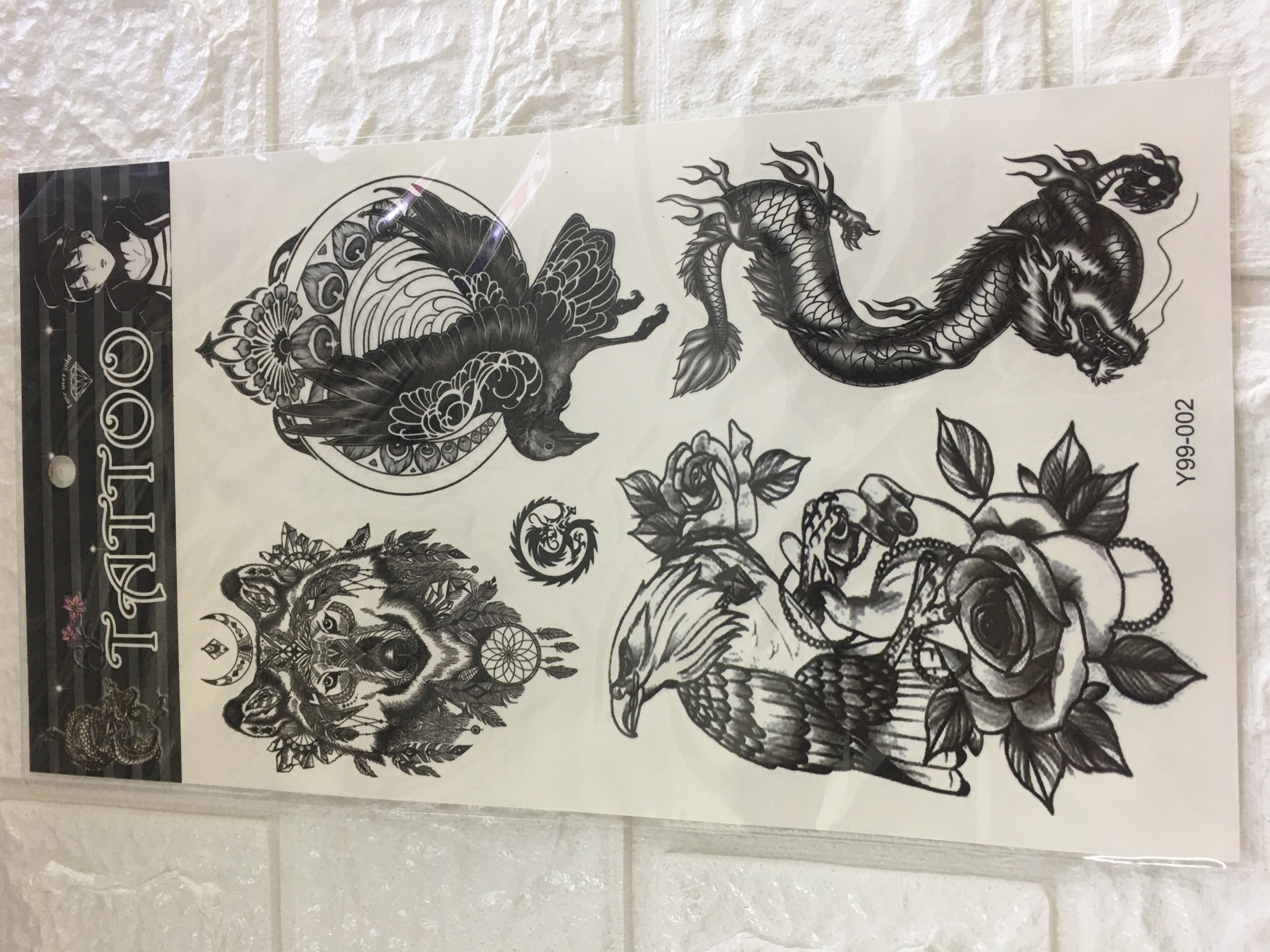 Tattoo sticker -60 details Picture