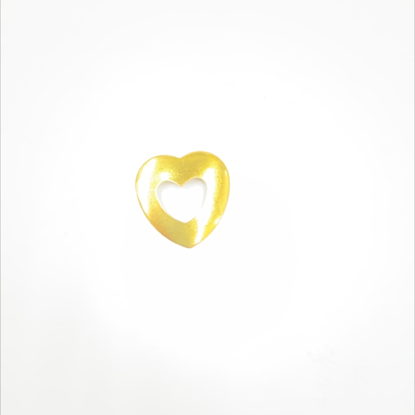 Hollow heart concave without hole