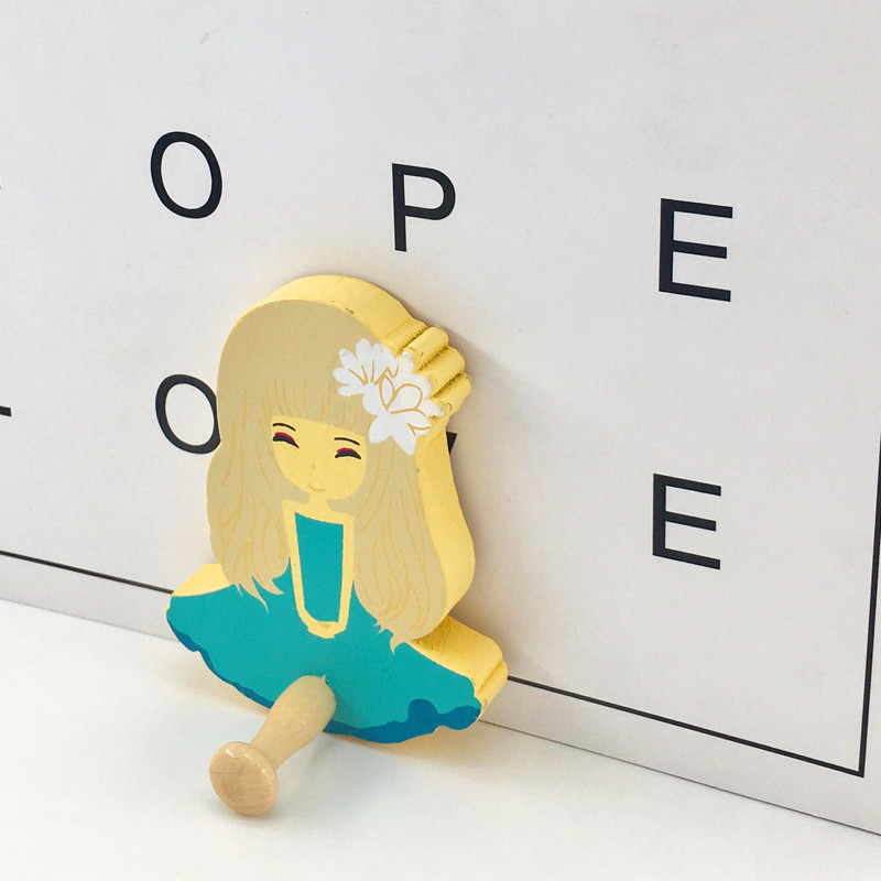 木质卡通粘钩长颈鹿粘钩环保强力无痕粘钩儿童房装饰挂钩详情图10