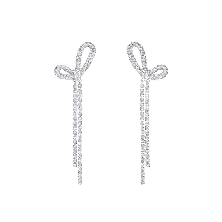 Flat heart earrings