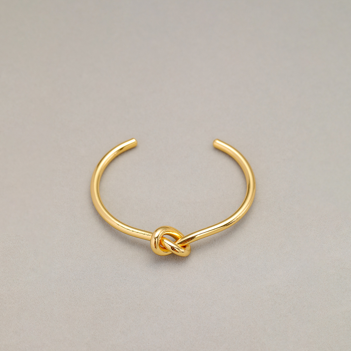 18K gold copper cast celi wind ins simple temperament cold wind net red knot bracelet woman