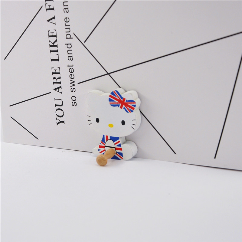 木质卡通粘钩长颈鹿粘钩环保强力无痕粘钩Wooden hook细节图