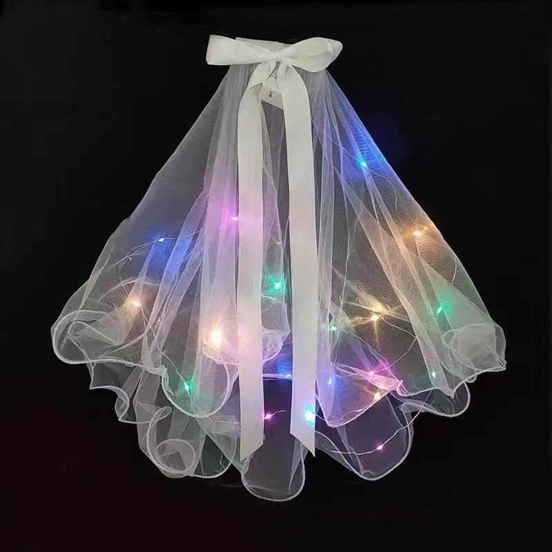 Veil headdress glows in the dark