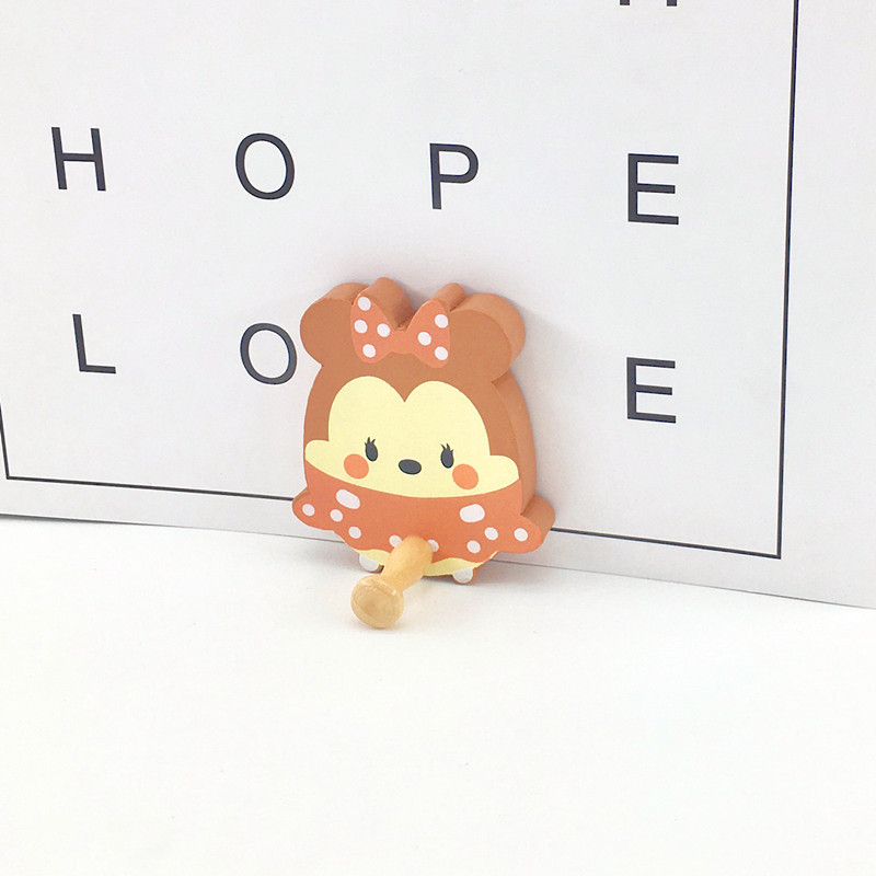 木质卡通粘钩长颈鹿粘钩环保强力无痕粘钩儿童房装饰挂钩详情图5