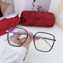 6134大框近视眼镜女韩版有度数可配显瘦防蓝光网上配素颜眼镜框架男
