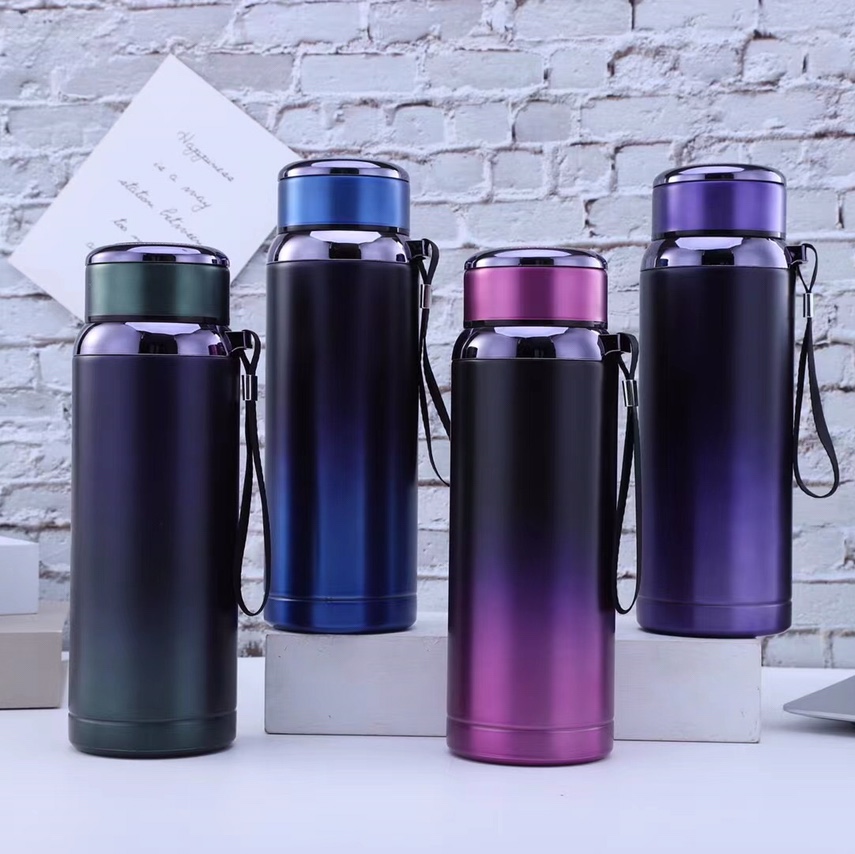 600Ml渐变色保温杯