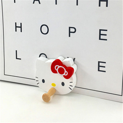 木质卡通粘钩长颈鹿粘钩环保强力无痕粘钩Wooden hook详情图5