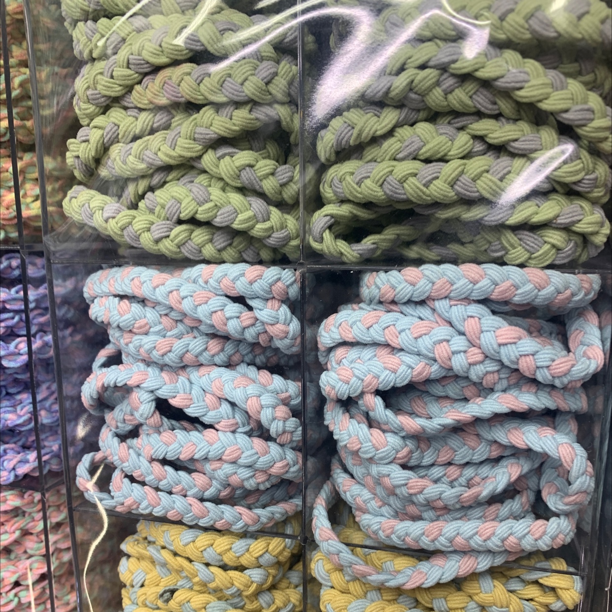Hand-Woven Five Colors, Color Design Rubber Bands, High Quality, High Quality details Picture
