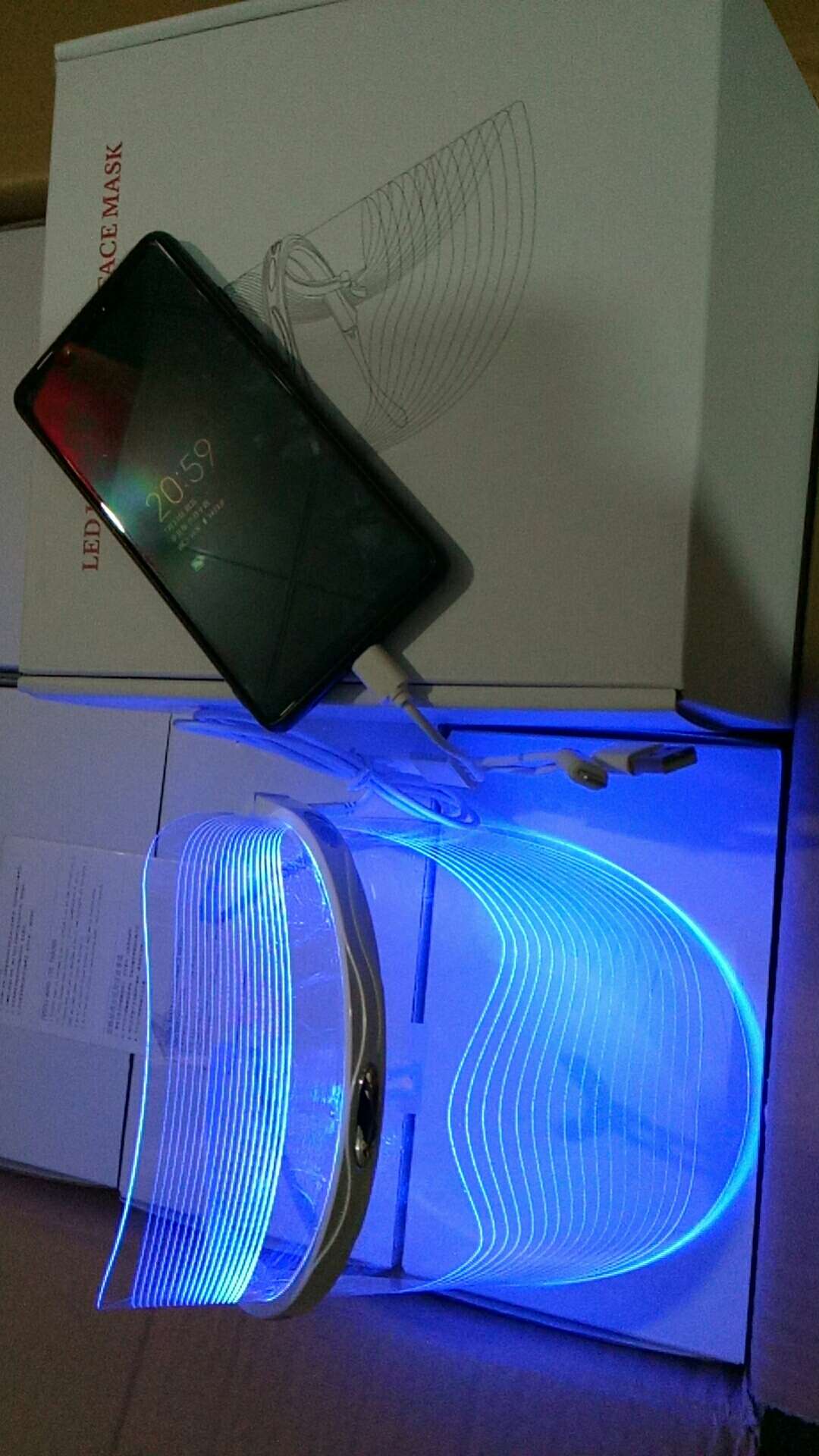 美容面罩LED三色美容面罩Beauty mask详情图3