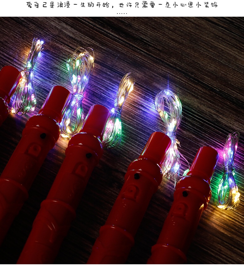 波波球杆子手柄3米灯线3节电池手柄波波球闪光灯线厂家现货详情图3