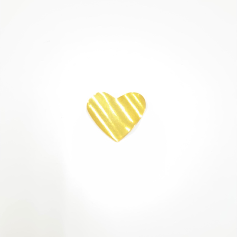 Solid curved heart