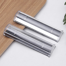 亚克力笔盒半圆型透明塑料包装笔盒礼品笔钢笔盒可定制印刷