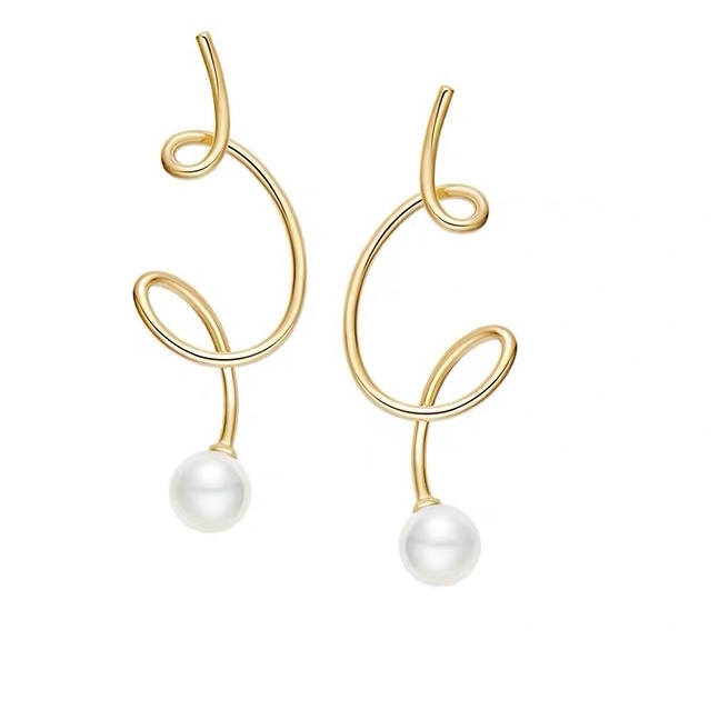 Male shrimp earring
