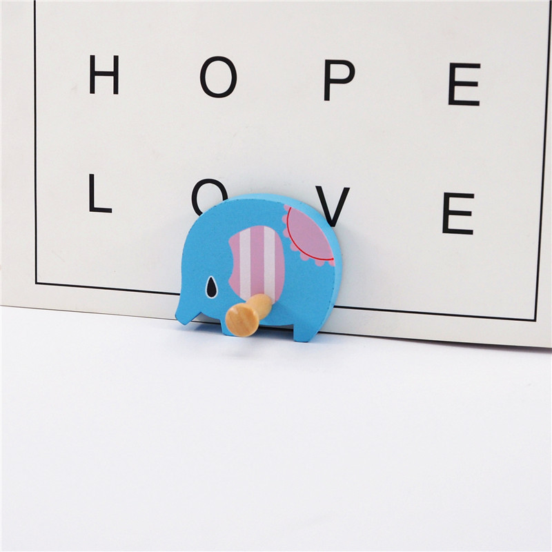 木质卡通粘钩长颈鹿粘钩环保强力无痕粘钩Wooden hook详情图11