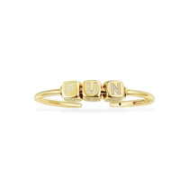 Micro inlaid diamond Apm high version lettering bracelet