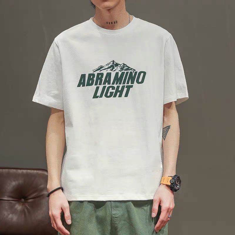 纯棉短袖t恤男士夏季潮流圆领半袖新款韩版宽松百搭体恤男装上衣 男新疆纯棉ins潮牌休闲夏季潮流上衣4详情图5