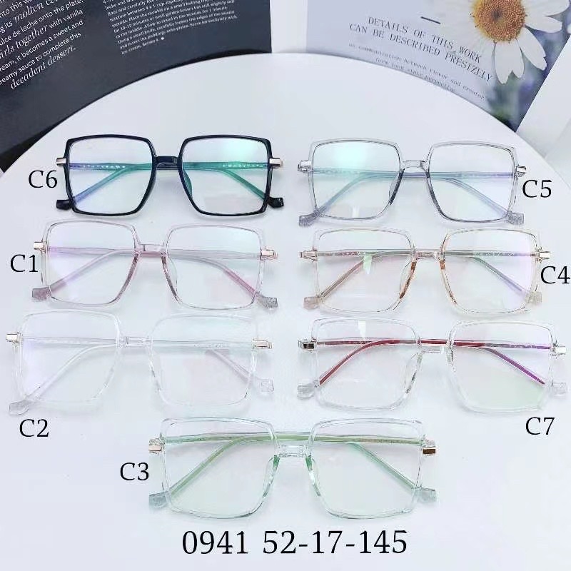 0941 大框近视眼镜女韩版有度数可配显瘦防蓝光网上配素颜眼镜框架男详情图1