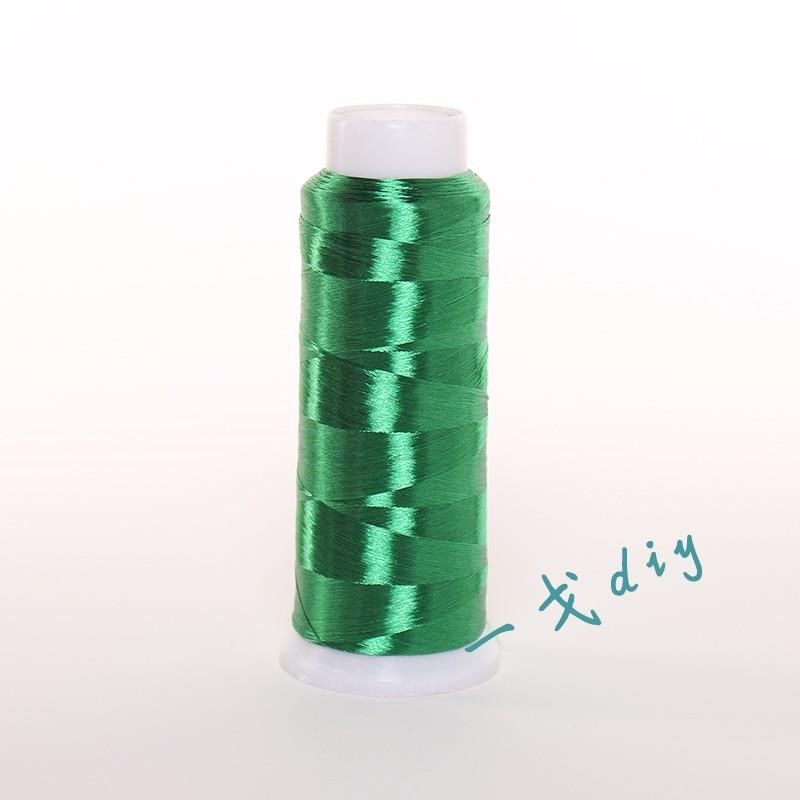 Spring Yan high gloss knitting yarn High gloss ice silk embroidery yarn yarn embroidery yarn hand tassel thread hand ball thread