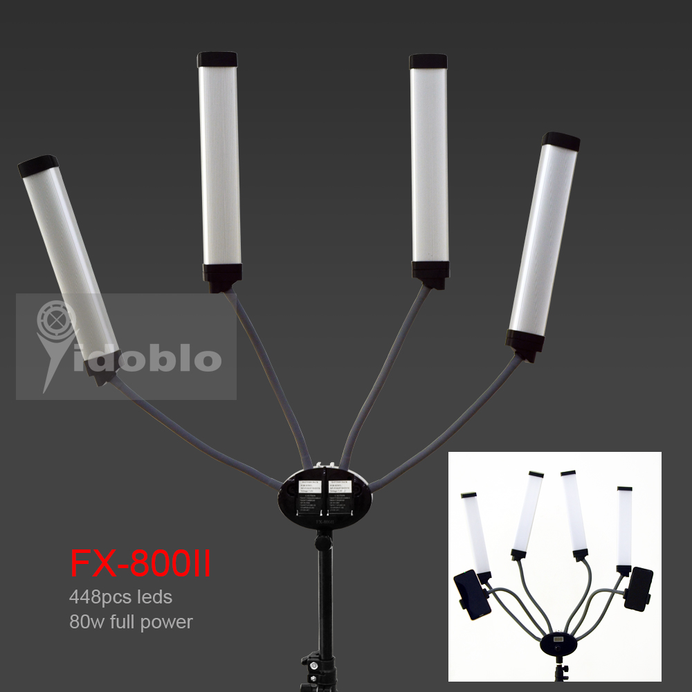 落地高亮度led臂灯夹子灯调光20W珠宝直播室外摄影户外补光灯照明详情8