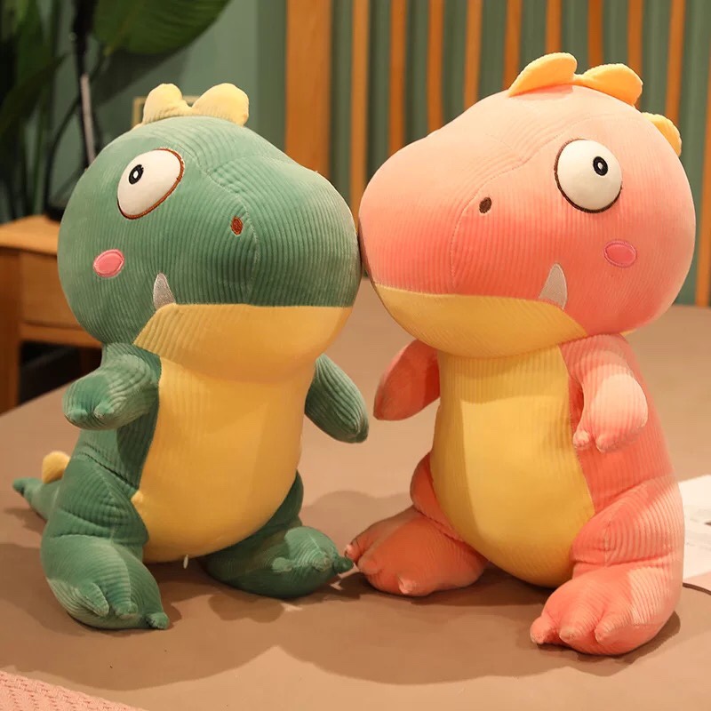 15-inch plush toy ground push scissors machine, large figurine doll wholesale, wedding scattering toy dinosaur