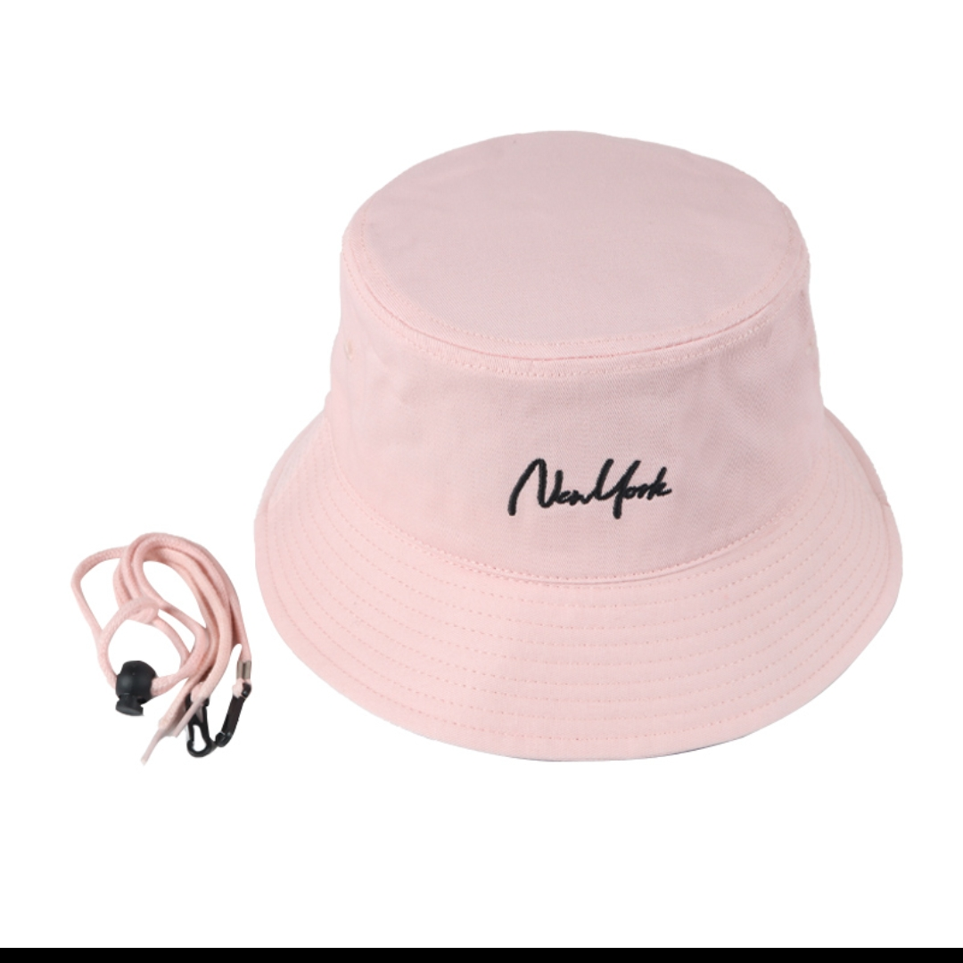 new spring/summer new york long strap basin hat female Korean version of casual student Instagram street fisherman hat