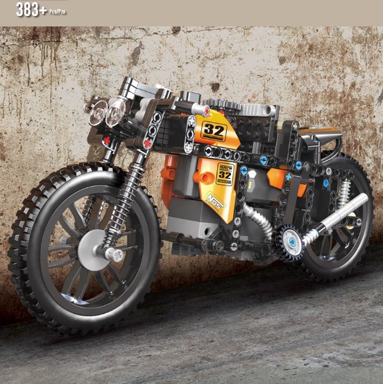 23005 Racing motorcycle APP version, 383PCS
